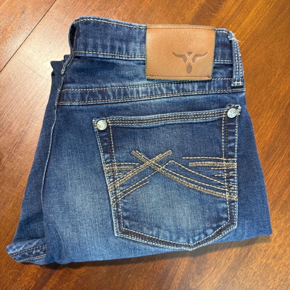 Wrangler 20X Mens Slim Straight Jeans Size 32x32 Dark Wash Style 44 Western